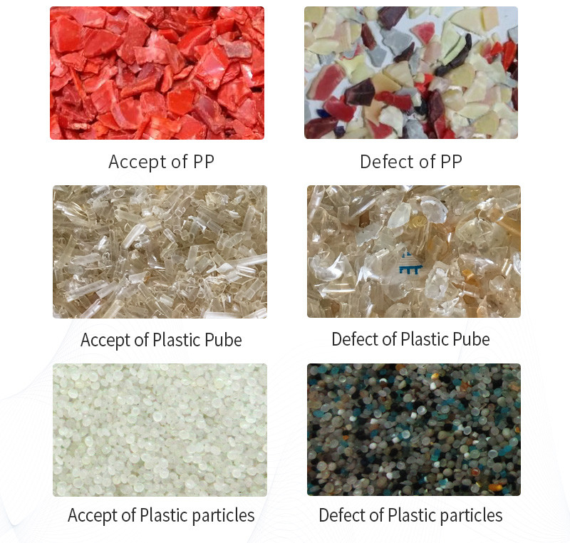Hdpe 2 Abs Pvc pe парашютов слоя 4 машина сортировщицы цвета Ldpe автоматического пластиковая