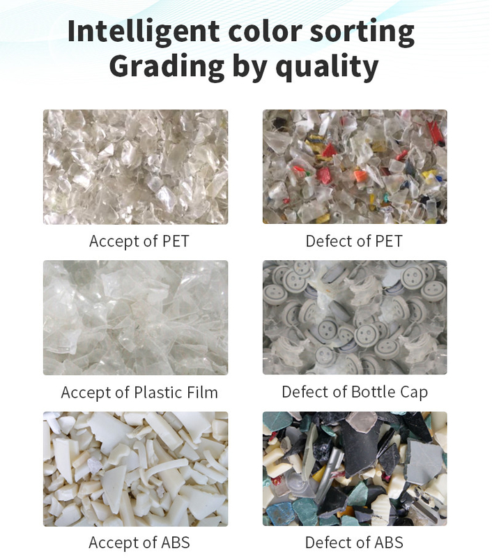 Hdpe 2 Abs Pvc pe парашютов слоя 4 машина сортировщицы цвета Ldpe автоматического пластиковая