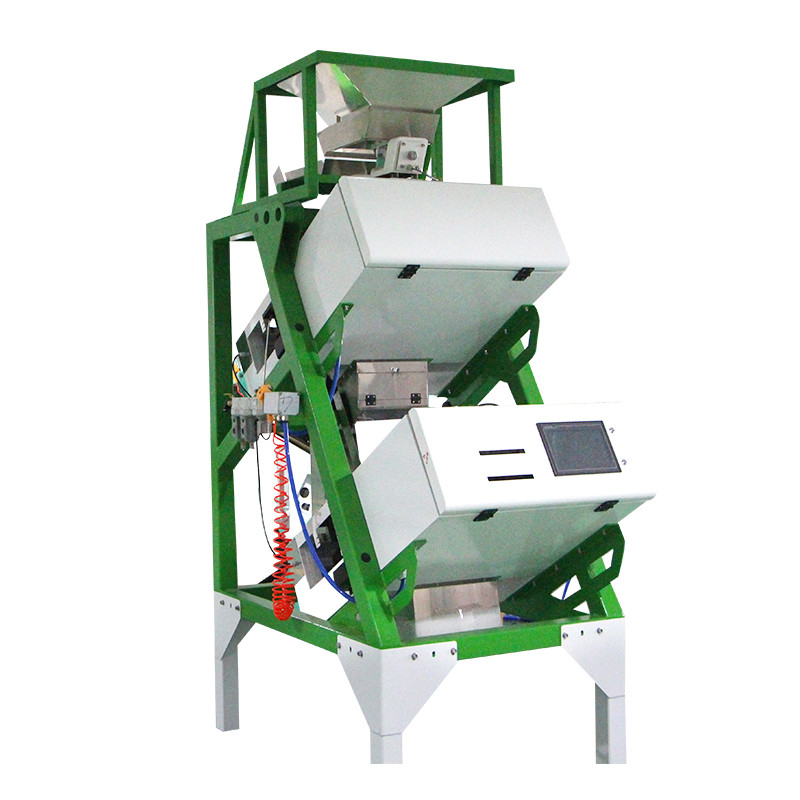 Зеленая машина 200kg/H сортировщицы цвета черного чая с камерой CCD RGB
