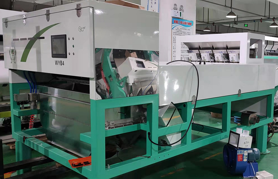 Nikon Lens Belt Mineral Sorting Machine 256 каналов цветовой сортировщик