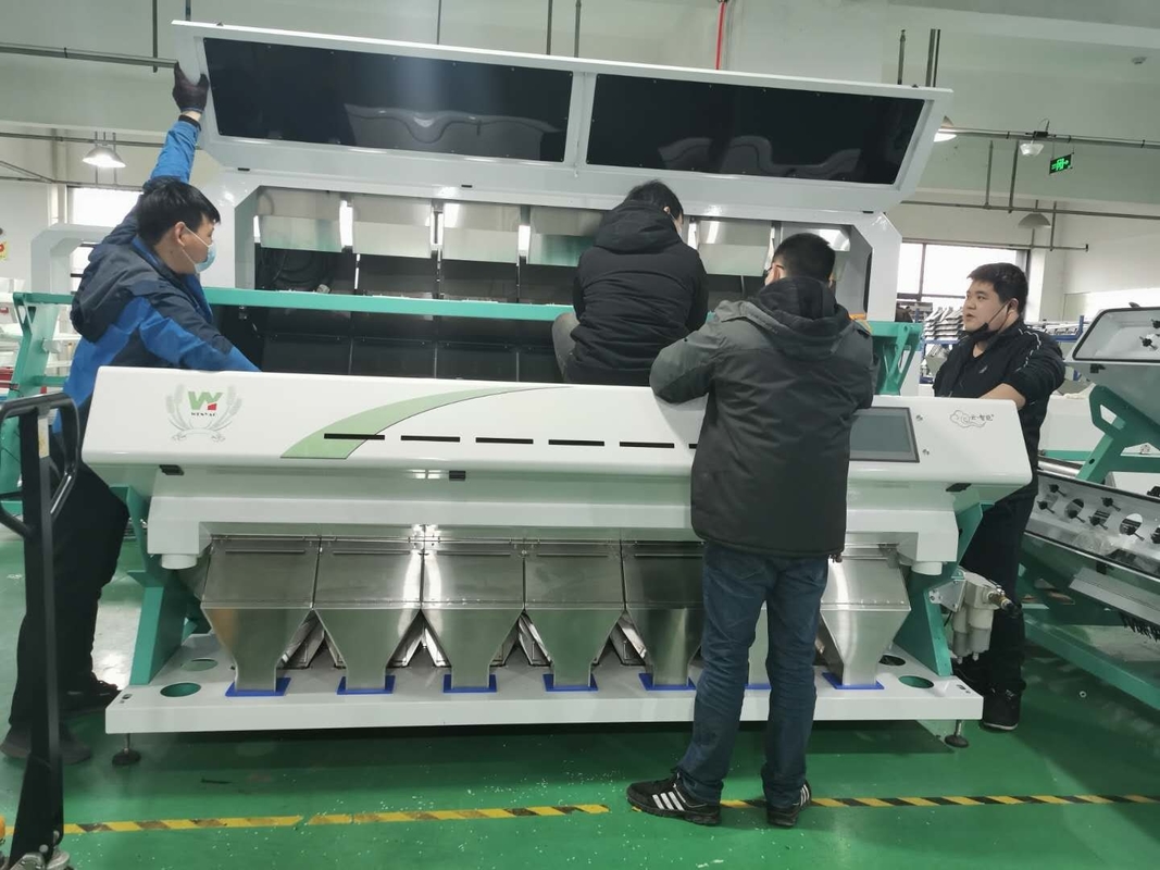 Высокопроизводительный сортировщик цвета риса 0,3 - 0,9 т/ч 2 года Точность сортировки 99,5 - 99,9%