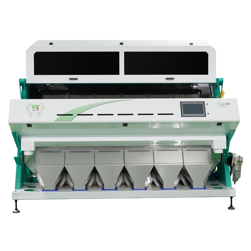 Wenyao 6 Chute Color Sorter Машина для сортировки цвета риса 1500-3200 л/мин Потребление воздуха