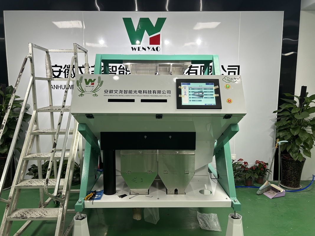 Wenyao 500-1500 кг/ч Кофейные бобы Рис Гарин Цвет Оптическая сортировка Цветовой сортировщик зерновых