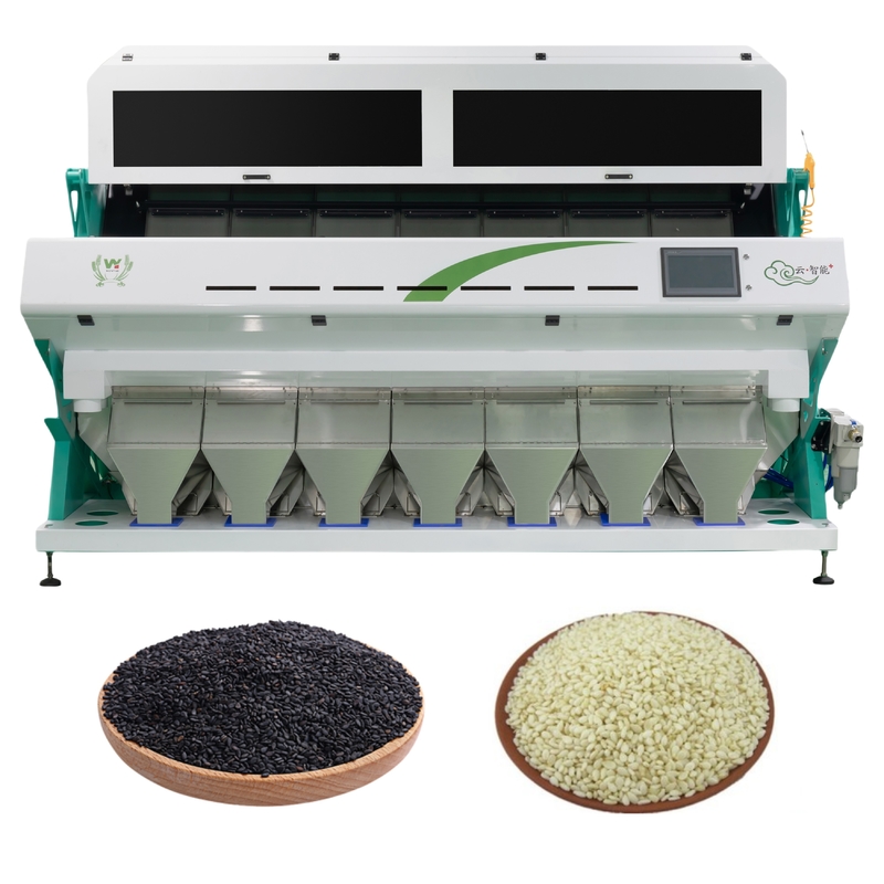 Автоматическая машина для сортировки цветов Wenyao 7 Chute Sesame Color Sorter