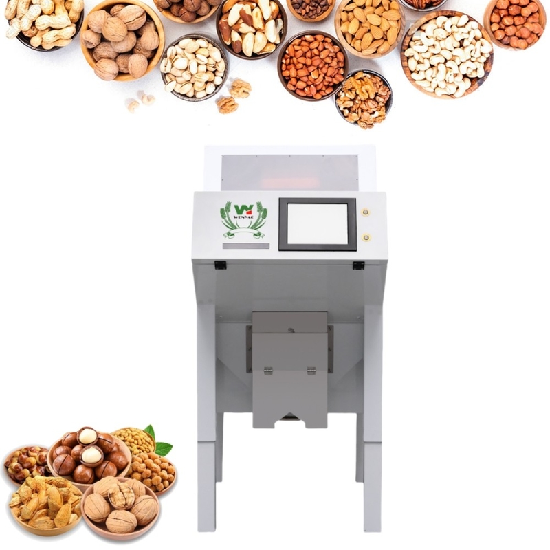 Wenyao Intelligent Chute Style Nut Shell and Kernel Separating Machine Машина для сортировки цвета орехов 64 канала