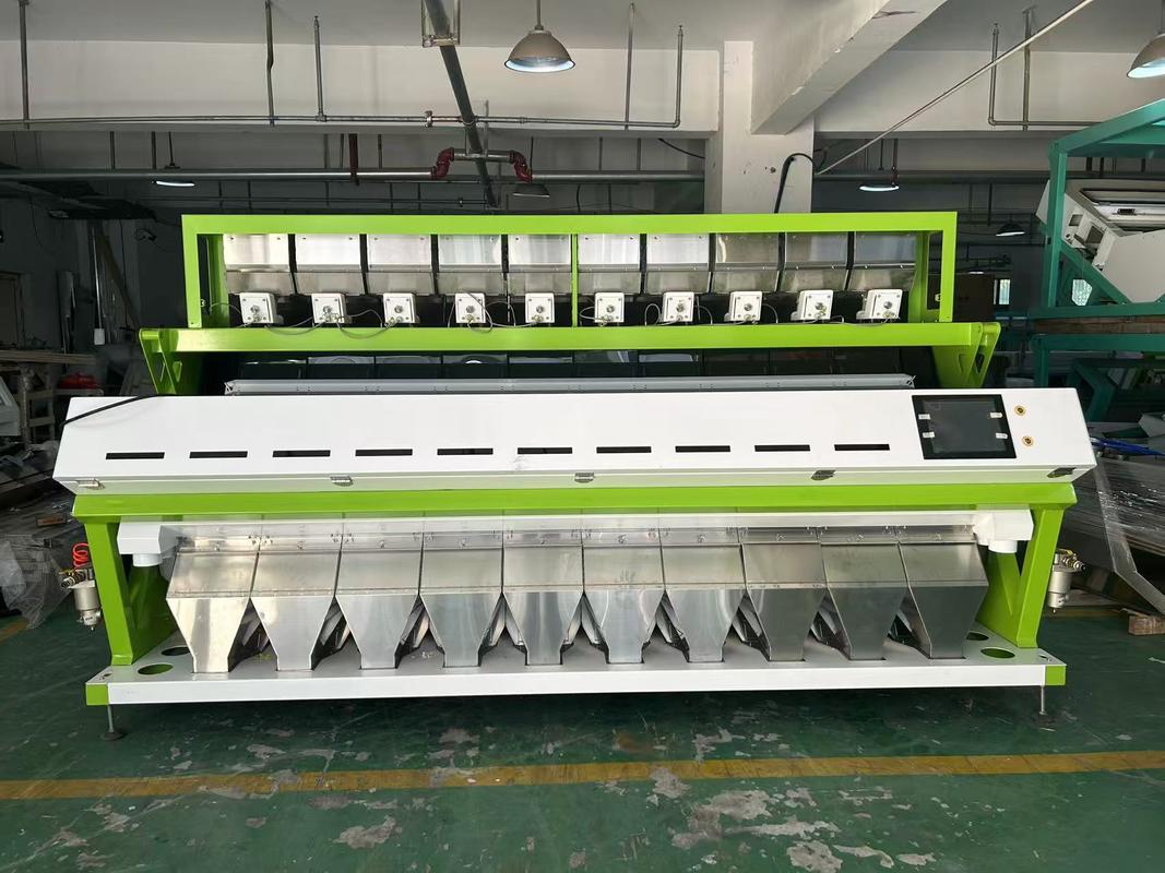 WENYAO Led Light Wheat Color Sorter 10 Chute 6000-12000kg Потребление Сепаратор зерна Пшеница Ячмень Цвет сортировщик Равный цвет сортировщик