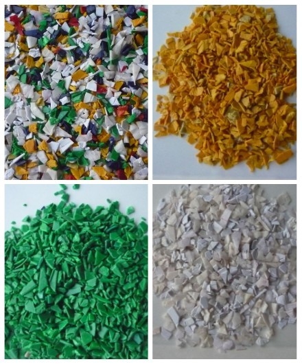 HDPE шелушится большая емкость сортируя машины цвета зерен пластиковая