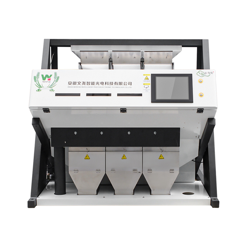 Wenyao 3 Chute 192 Channel White Black Beans Color Sorter Ccd High-precision Full-automatic Nut Rice Corn Wheat Color Sorter