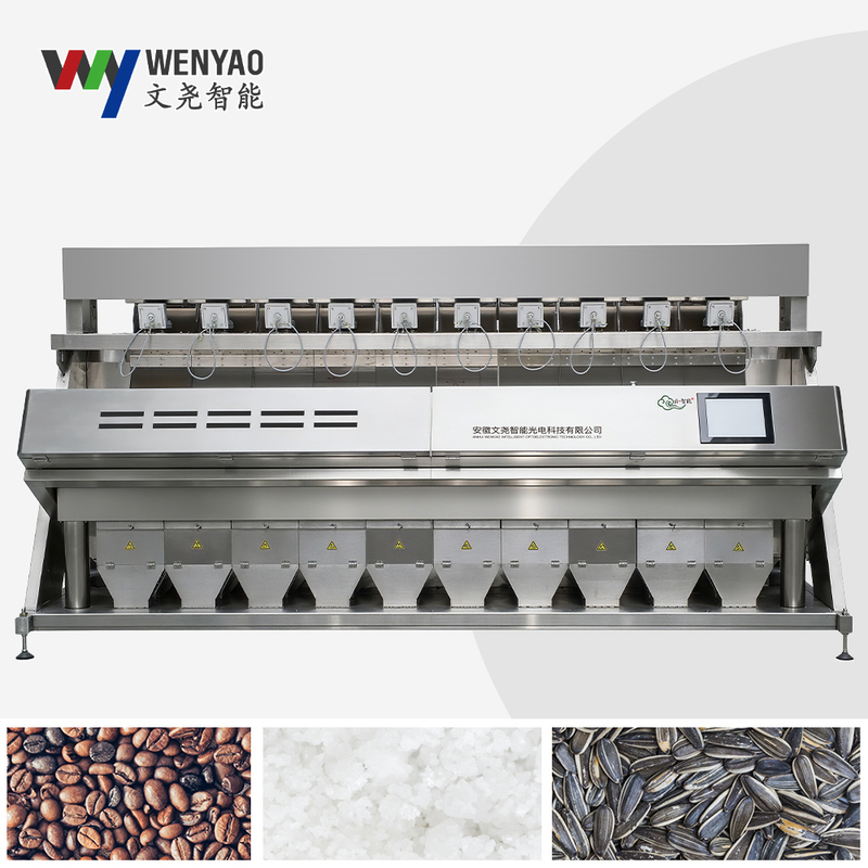 Intelligent 10 Chutes 640 Channels Beans Color Sorter with 6.5kw Power and High Sorting Accuracy