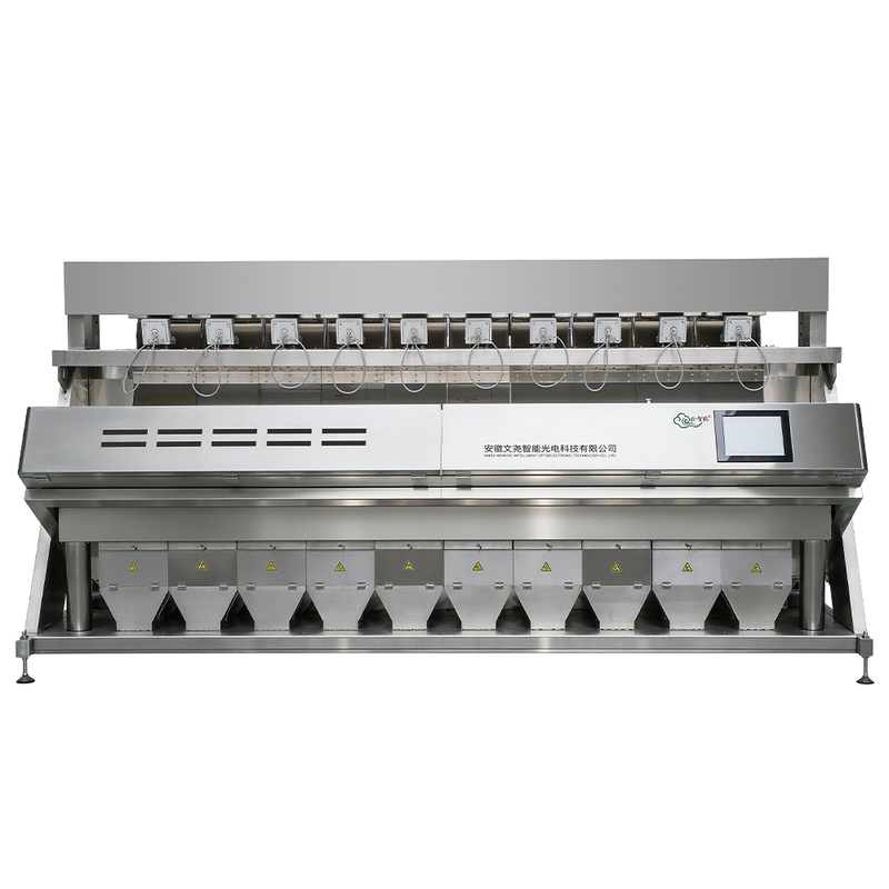Intelligent 10 Chutes 640 Channels Beans Color Sorter with 6.5kw Power and High Sorting Accuracy