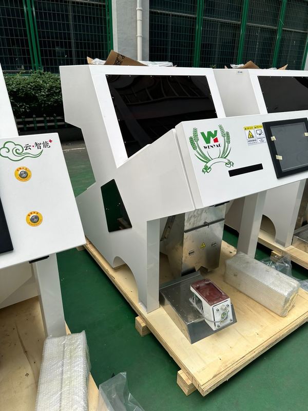 Машина для сортировки ореховых цветов 64 каналов Разовый сортировщик кофейных бобов