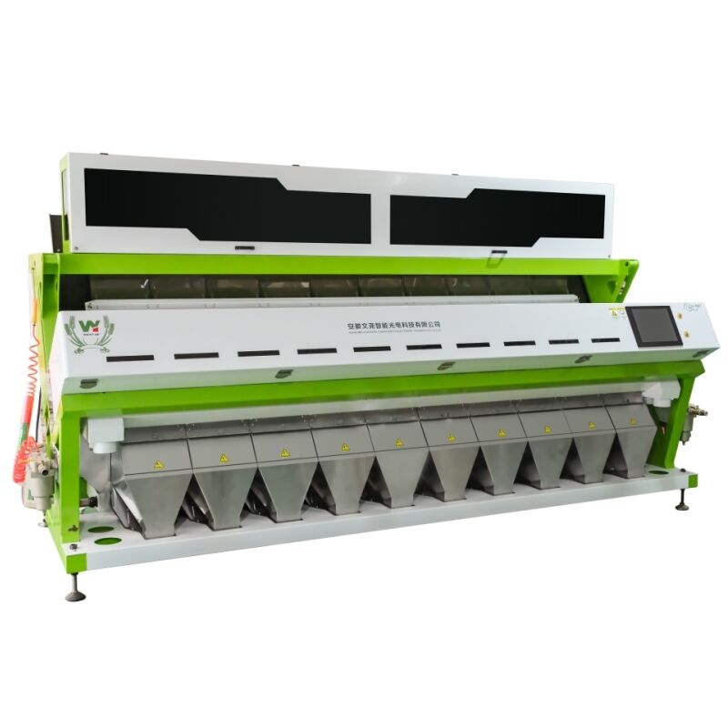 Wenyao 10 Chute 640 Channels Большой цветосортирующий аппарат для бобов Mung Bean Kidney Bean Оптический сортировщик для сортировки орехов