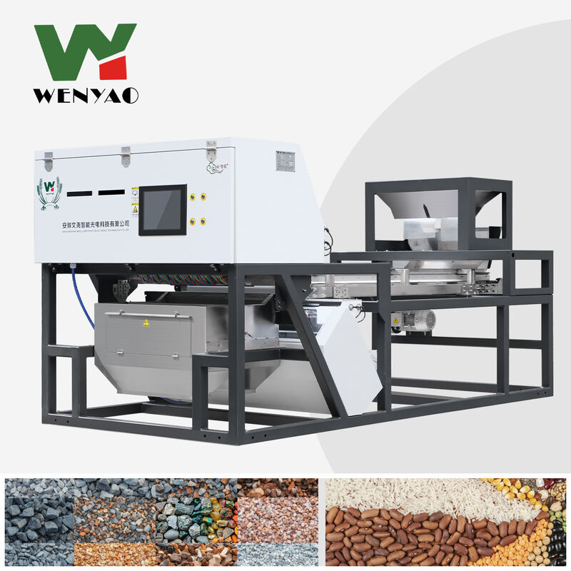 Intelligent Optical CCD Color Sorter for Nuts with High Precision and 8/512 Channels