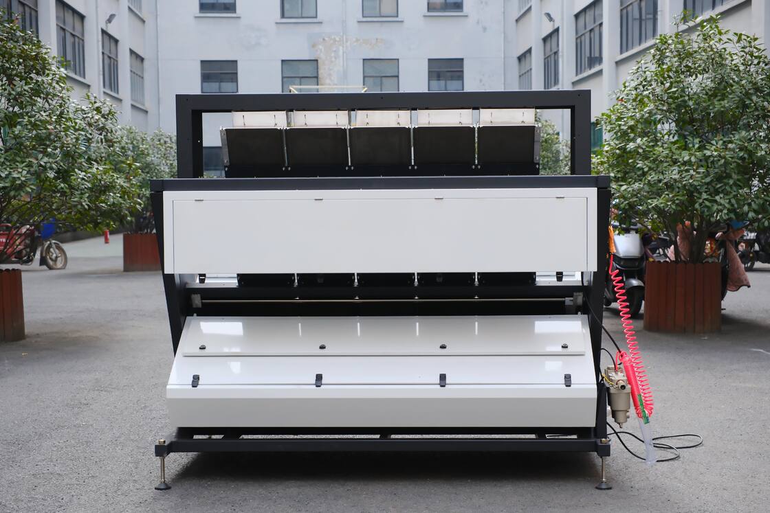 Вэньяо 5-канальный интеллектуальный оптический сортировщик, автоматическая машина для сортировки грецких орехов по цвету, машина для сортировки ядер и скорлупы кедровых орехов по цвету