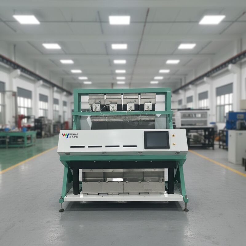 WENYAO Интеллектуальная 4-х штурмовик оптический сортировщик цвета зерна высокая точность и 2,-4 T / H мощность рисовой пшеницы сортировщик