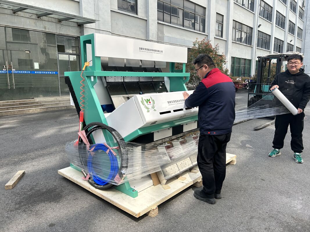 WENYAO Интеллектуальная 4-х штурмовик оптический сортировщик цвета зерна высокая точность и 2,-4 T / H мощность рисовой пшеницы сортировщик