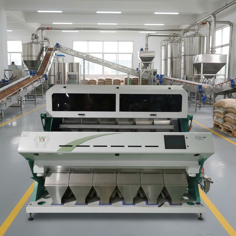 Цветосортировочная машина Wenyao с точностью сортировки ≥99,99%, светодиодным источником света и металлическим эжектором для зерна и можжевеловых ягод