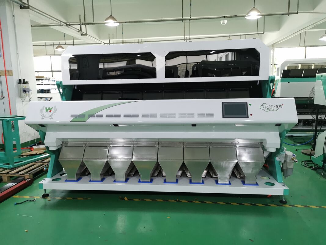 High Output Grain Coffee Beans Sunflower Seeds Color Sorter Machine with 99.95% Sorting Accuracy and 8 Chutes 512 Channels Featuring Japan Toshiba CCD Sensor