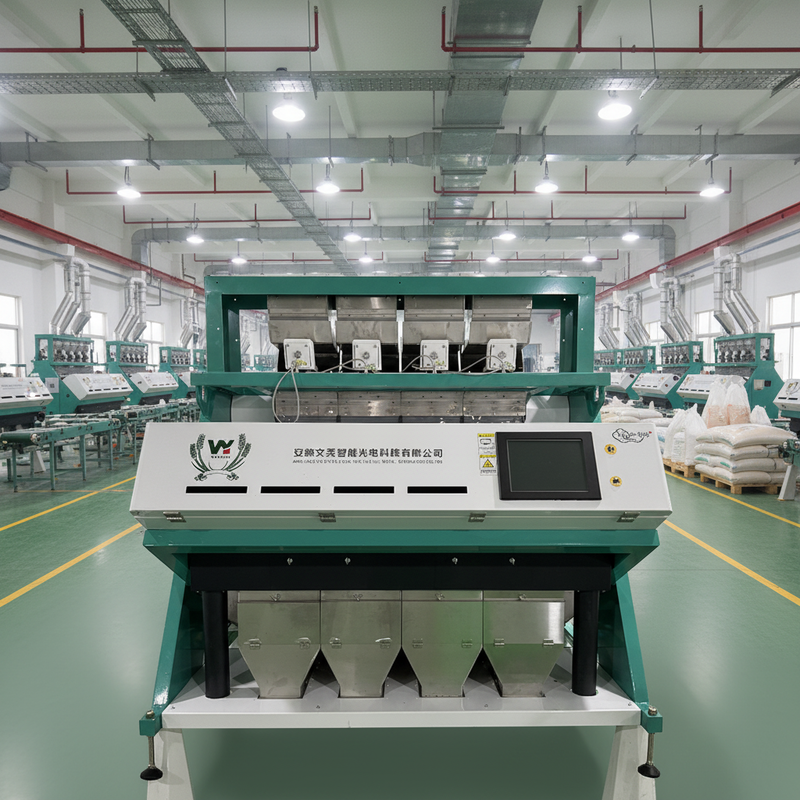 Wenyao Advanced Technology AI Cashew Nut Optical  Color Sorting Machine Multi Camera Color Sorter Machine
