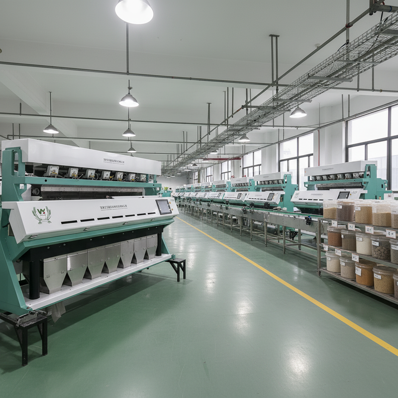 Wenyao AI  Advanced Technology Areaca Nut  Peeled Garlic Sorting Machine Optical Bean Rice Pumpkin Seed Color Sorter Machine
