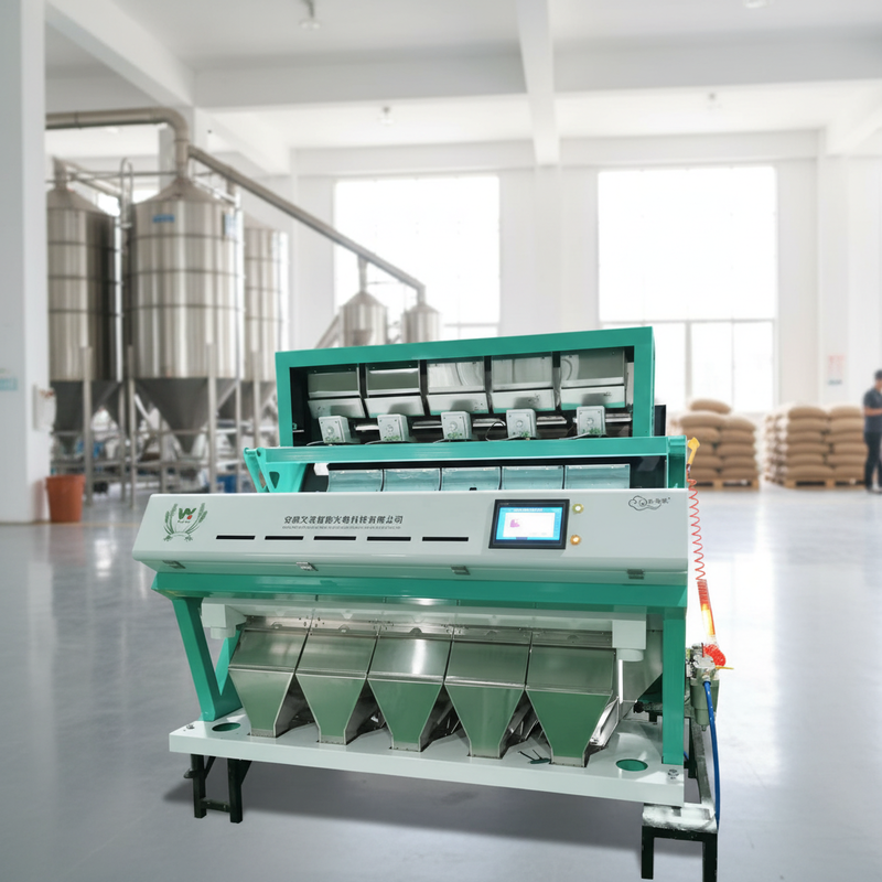 Wenyao AI Grain Optical Sorter Rice Color Sorter Cocoa Bean Color Sorting Machine for Sorting the Color Raisins Dehydrated Vegetable Optical Sorting Machine