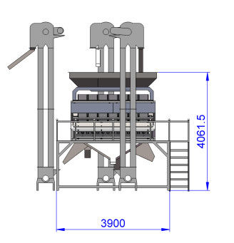 парашюты машины 7 сортировщицы цвета фасоли 240V 50Hz многофункциональные Mung
