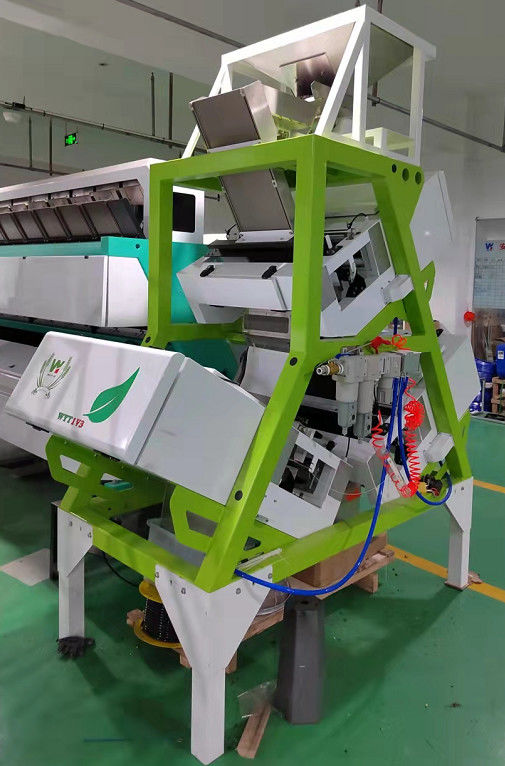 Зеленая машина 200kg/H сортировщицы цвета черного чая с камерой CCD RGB