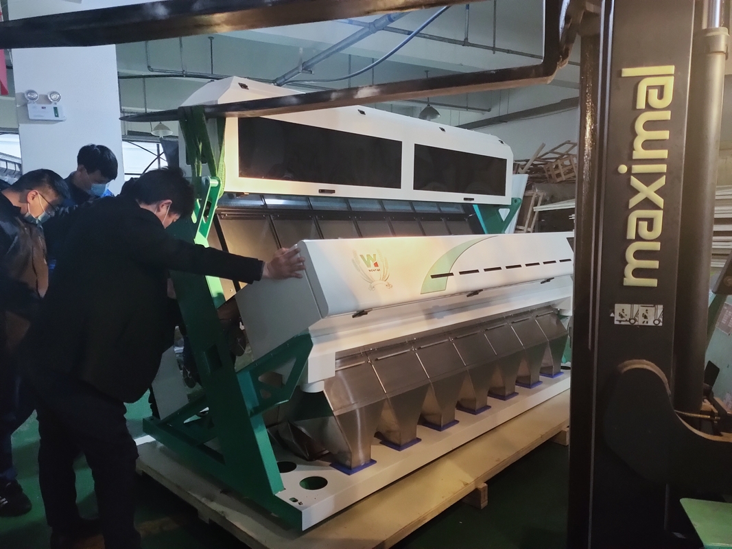 Сортировщица цвета 7-10T/H WENYAO с камерами RGB и 5400 камерами пикселов