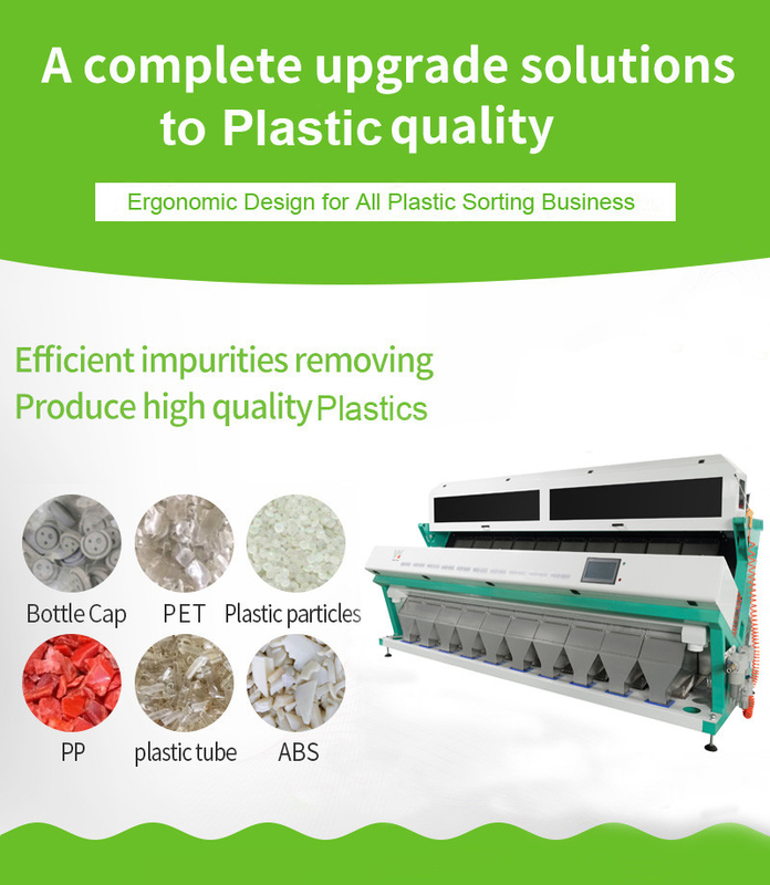 Высокая точность 10 парашютов хлопья ЛЮБИМЦА HDPE PVC PP PE 4.5-16 T/h пластиковые красит машину сортировщицы