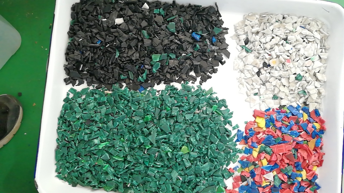 Высокая точность 10 парашютов хлопья ЛЮБИМЦА HDPE PVC PP PE 4.5-16 T/h пластиковые красит машину сортировщицы