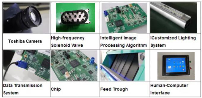 6 Шлюха Интеллектуальная оптическая камера CCD ПЭТ ПВХ ПВХ ПЛАСТИЧЕСКИЙ ЦВОРНЫЙ СОРТЕР 5