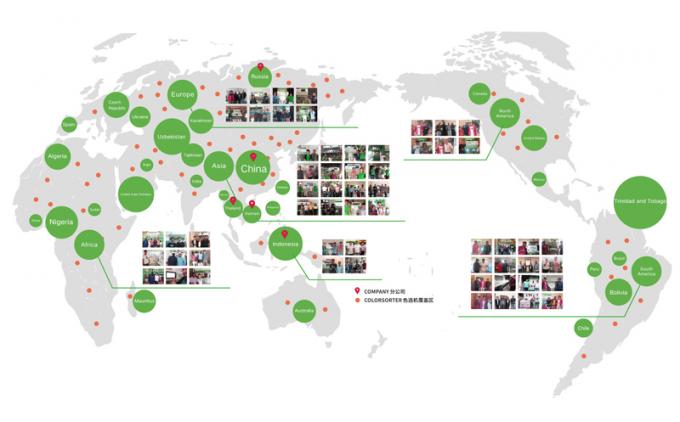 6 Шлюха Интеллектуальная оптическая камера CCD ПЭТ ПВХ ПВХ ПЛАСТИЧЕСКИЙ ЦВОРНЫЙ СОРТЕР 19