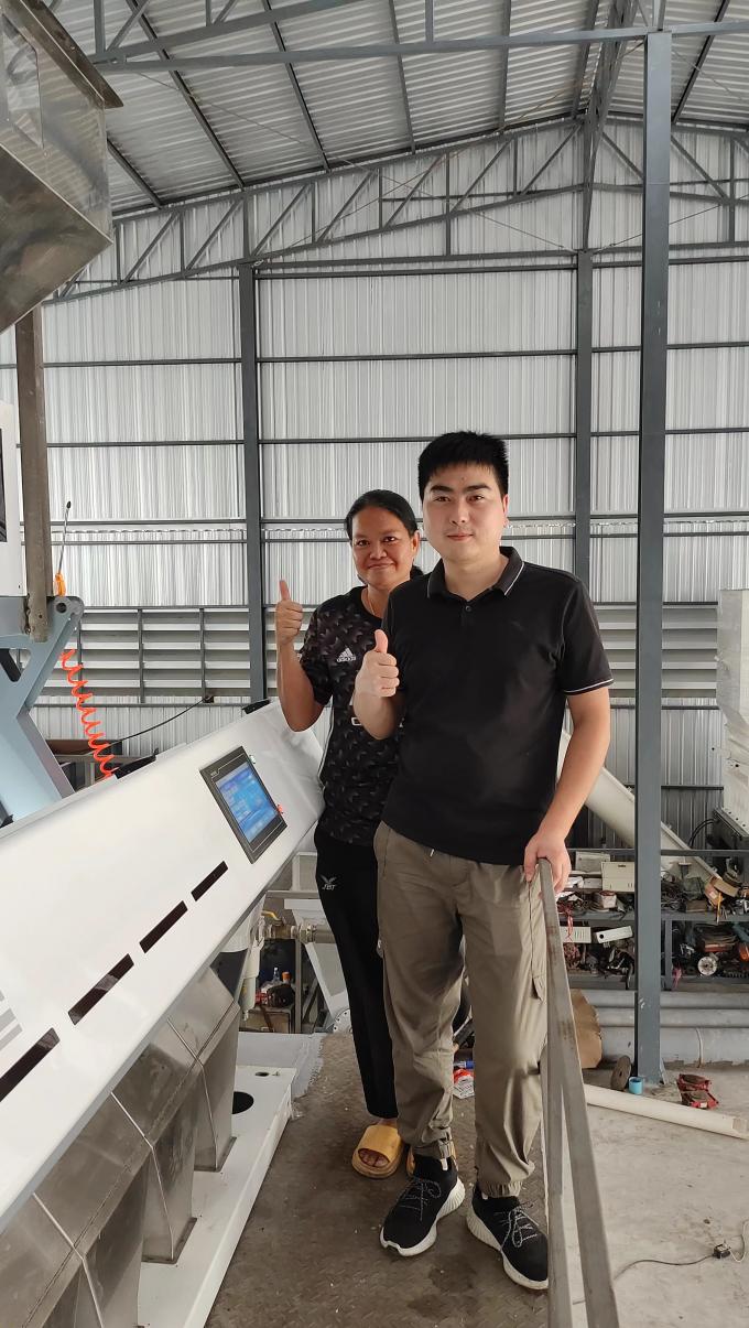 Сортировщик фасоли по цвету WENYAO 5 лотков для промышленности 17