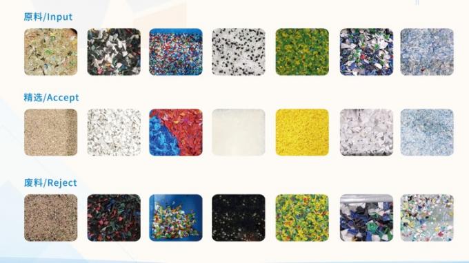Машина для сортировки цвета черных пластиковых хлопьев Интеллектуальная система сортировки цвета CCD высокоэффективная машина для разделения цвета для ПВХ ПЭТ 2