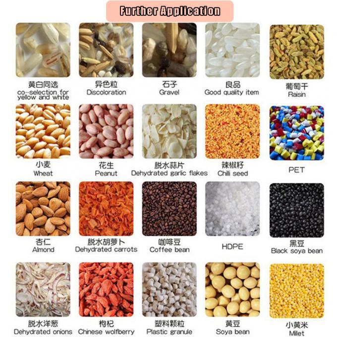 ИИ-обучение Интеллектуальный ремень стиль арахисовый леденец Писташиновые орехи Цветосортирующая машина 9