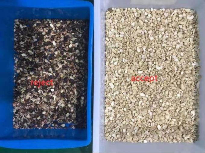 Интеллектуальная машина для сортировки цветов кешью с сенсором Toshiba CCD и RGB-камерой 8