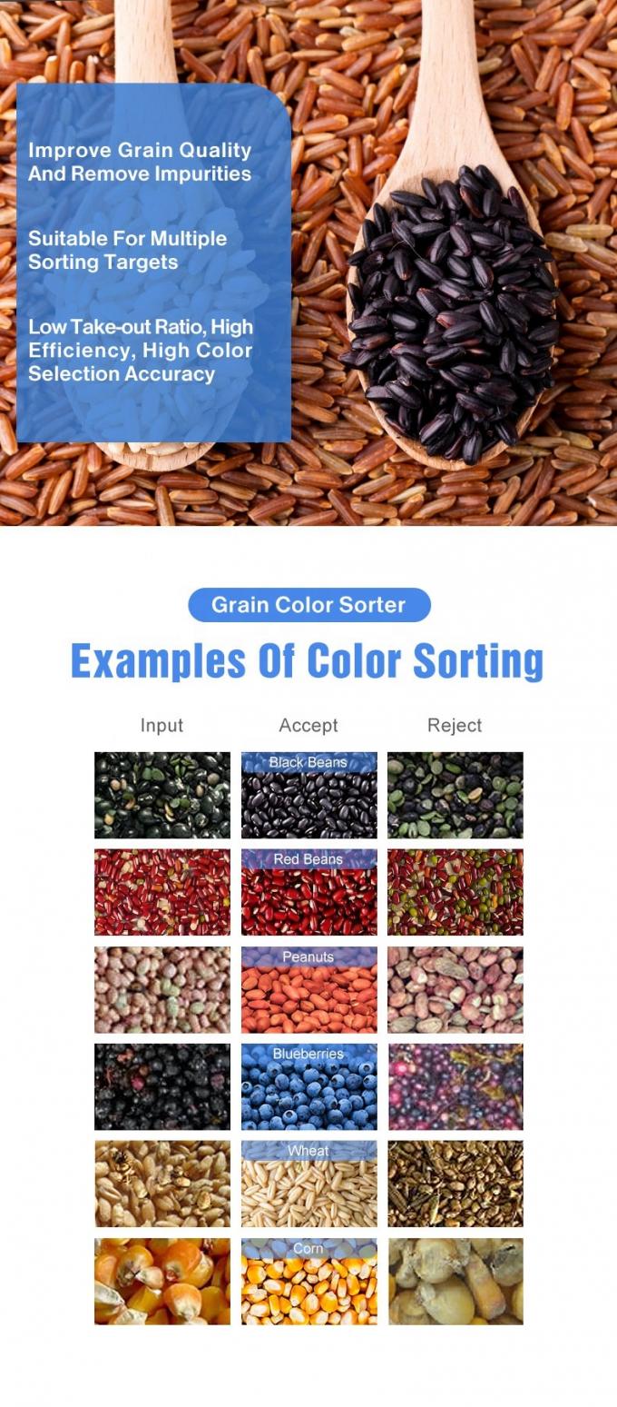 Фермерские машины Wenyao Мини оптический сортировщик Поставщик цветовой сортировщик пшеницы 6