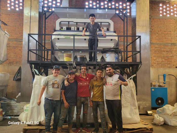 Wenyao CCD оптический цветосортировщик для кофейных зерен зерна риса 12