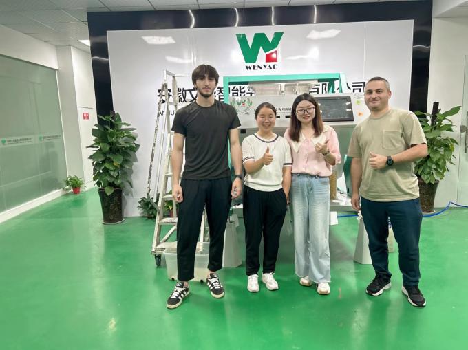 1200 мм ремень цветосортирующий аппарат для руды зерна риса с 99,99% точности 15